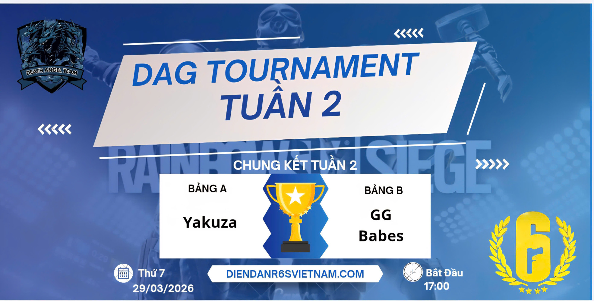 Vinh Danh Nhà Vô Địch Tuần 2 - DAG Tournament : Yakuza Team